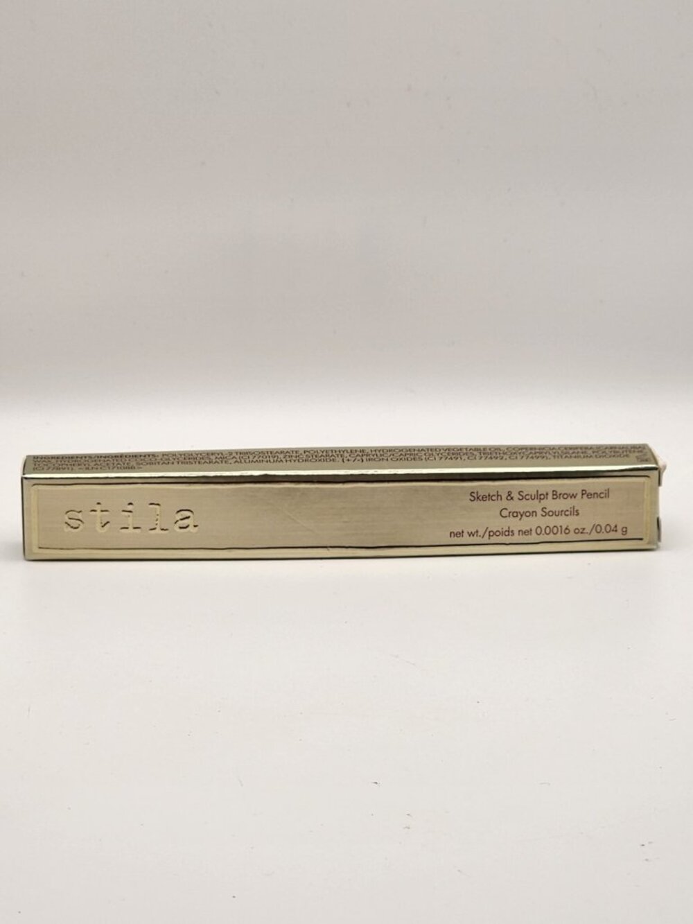 Stila Sketch & Sculpt Brow Pencil Dual-Ended Liquid & Precision Micro C 47 NEW